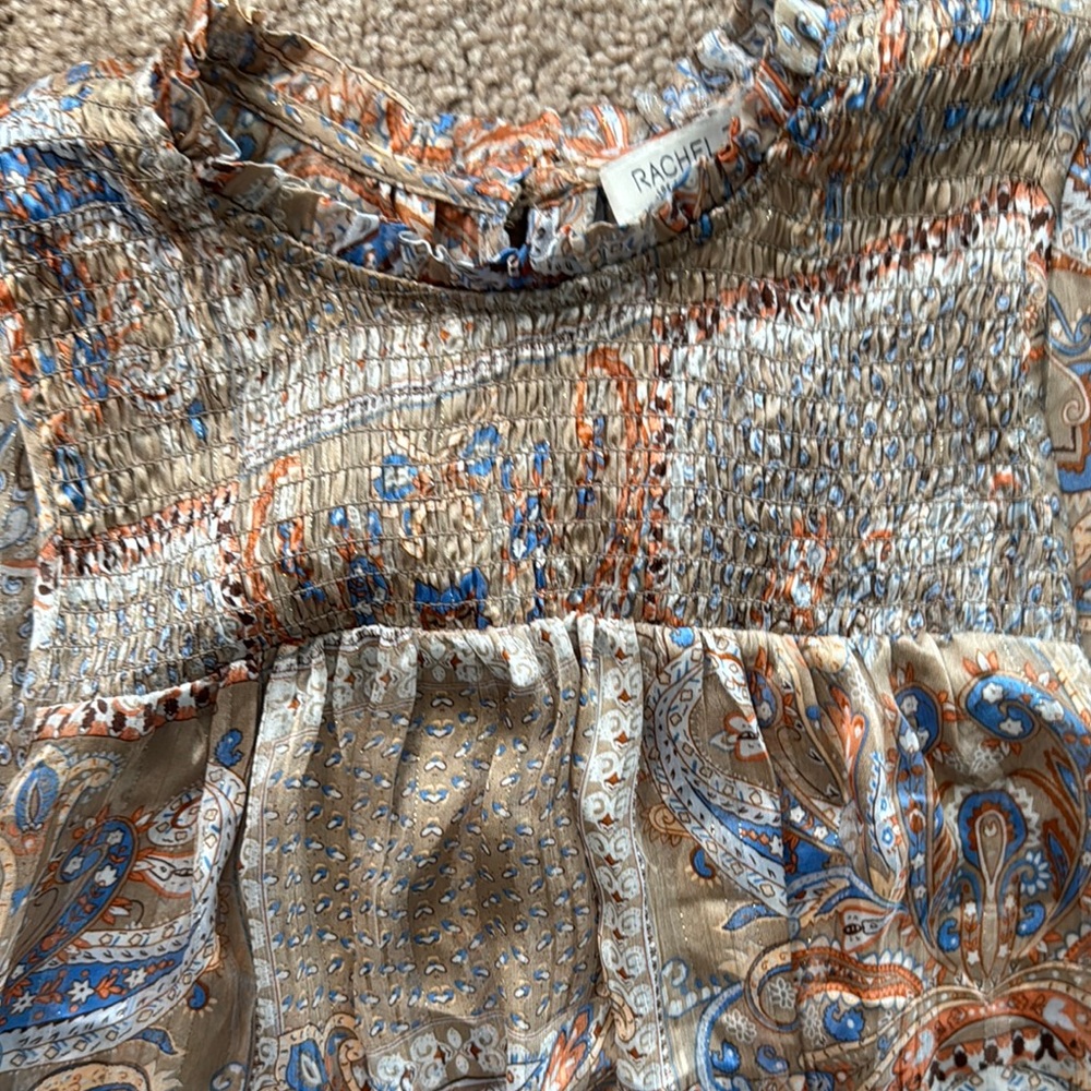 Rachel Zoe Multicolored Sleeveless Relaxed Blouse - Picture 3 of 4